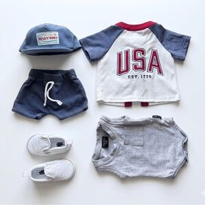 USA Baby Outfit (Cap and Shoes not included)
